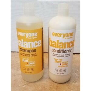 Everyone for Everybody Balance Shampoo & Conditioner Sulfate Free 20.3oz Ea. New
